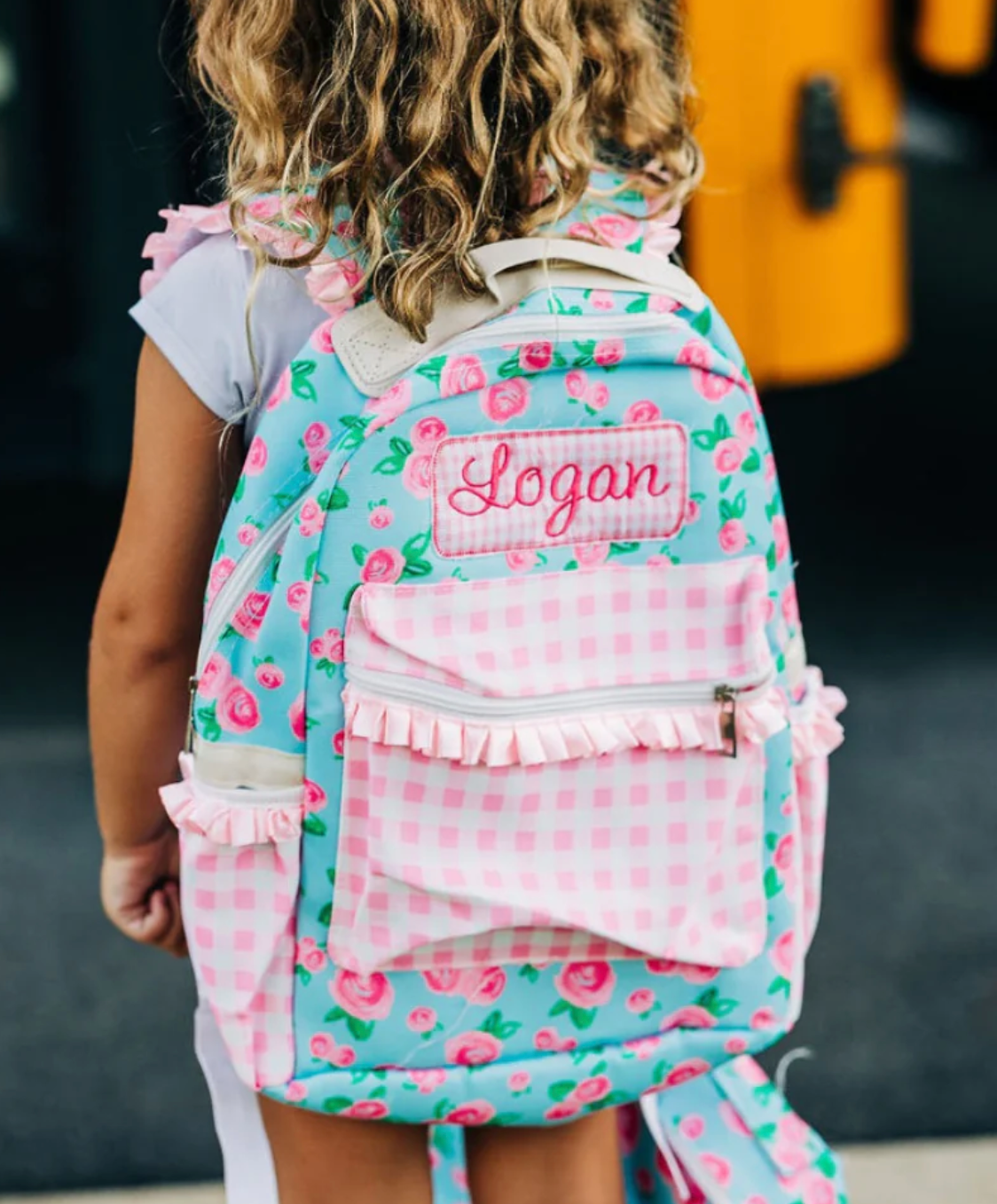 Watercolor Rose Backpack