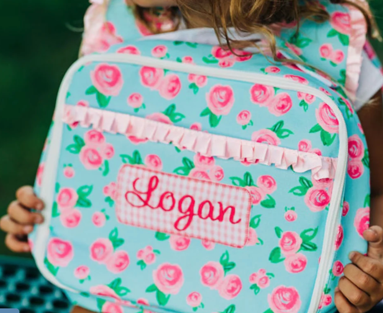 Watercolor Rose Lunch Box