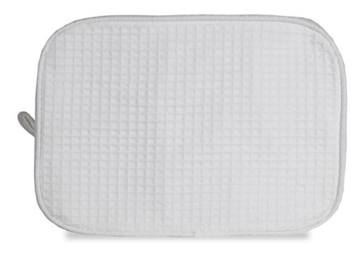 Waffle Cosmetic Bag-White