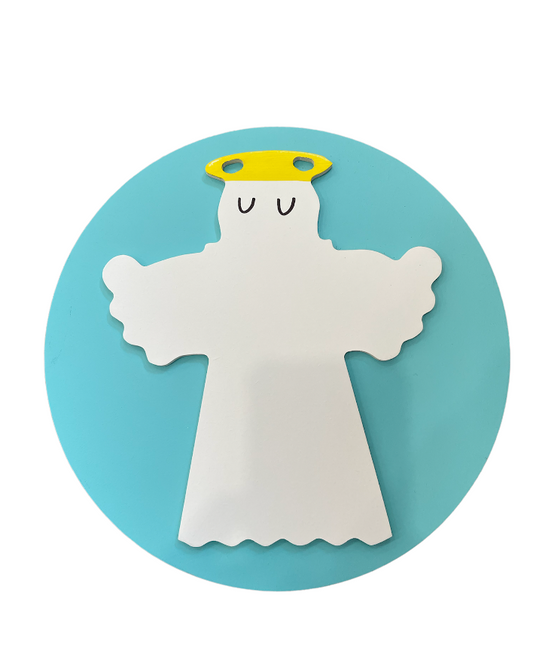 Home Sign Medallion - Angel