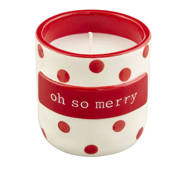 Oh So Merry Christmas Candle