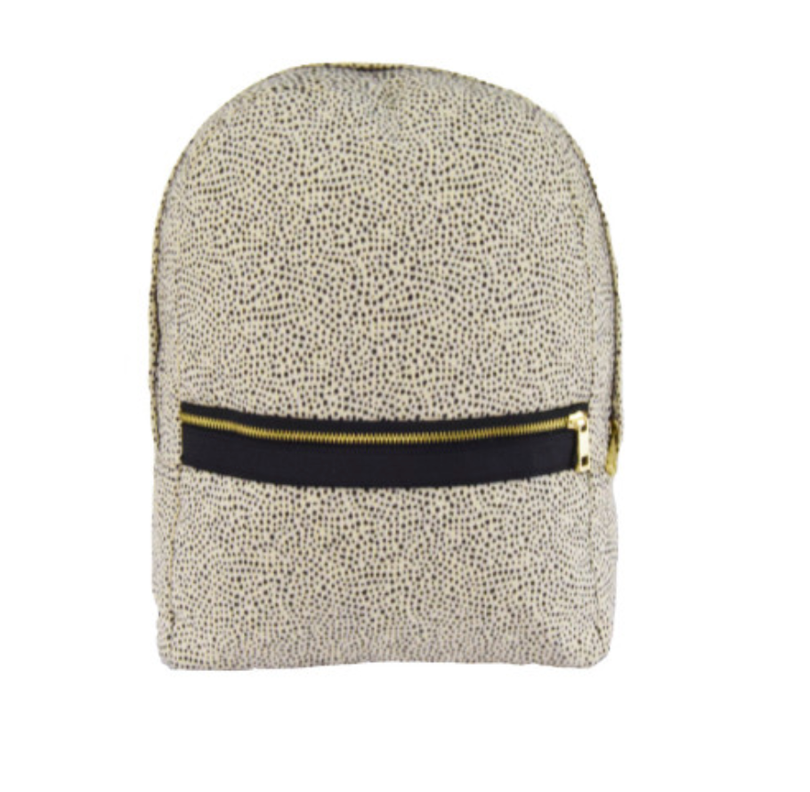 Cheetah Seersucker Backpack