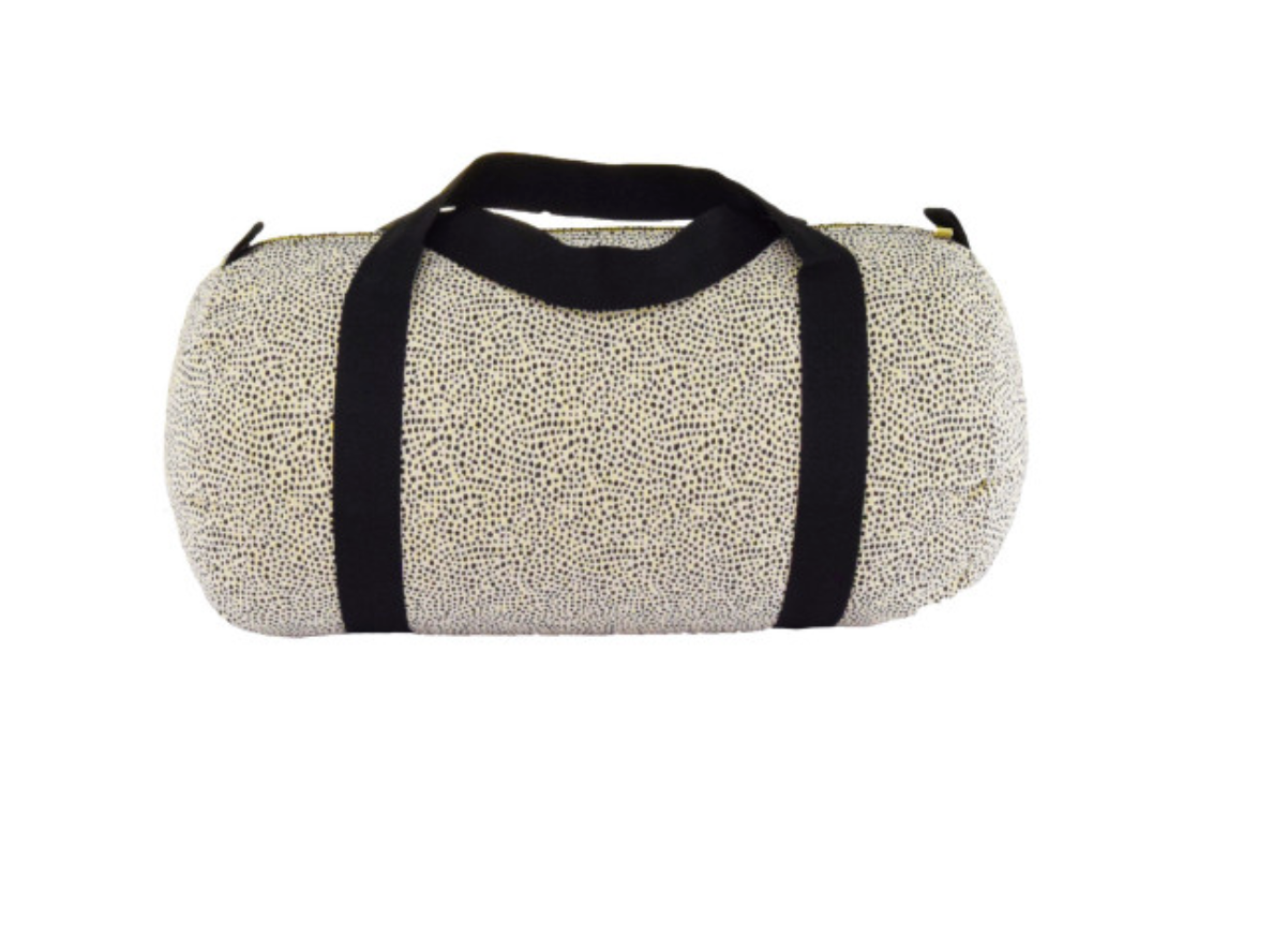 Cheetah Seersucker Duffle