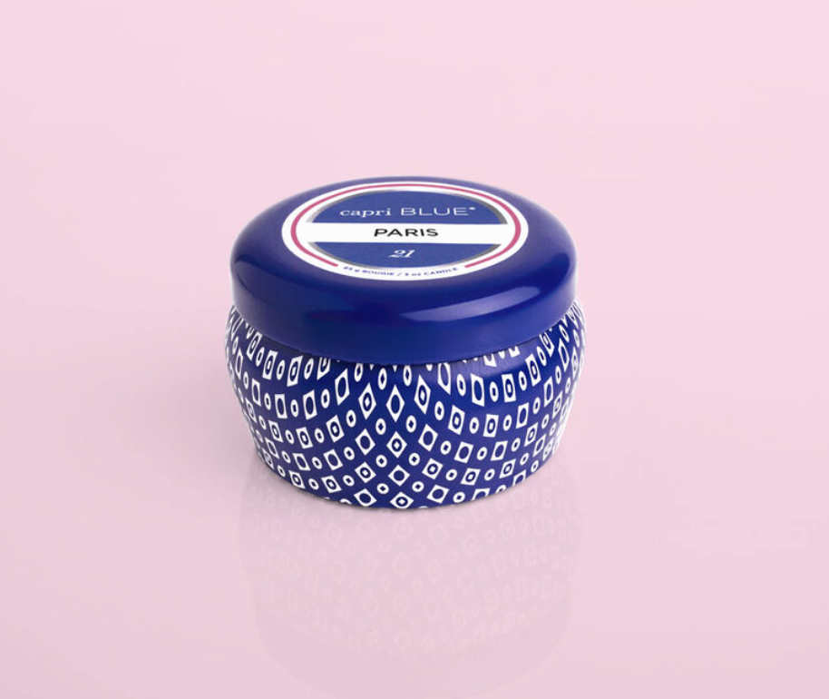 Paris Mini Tin - Blue