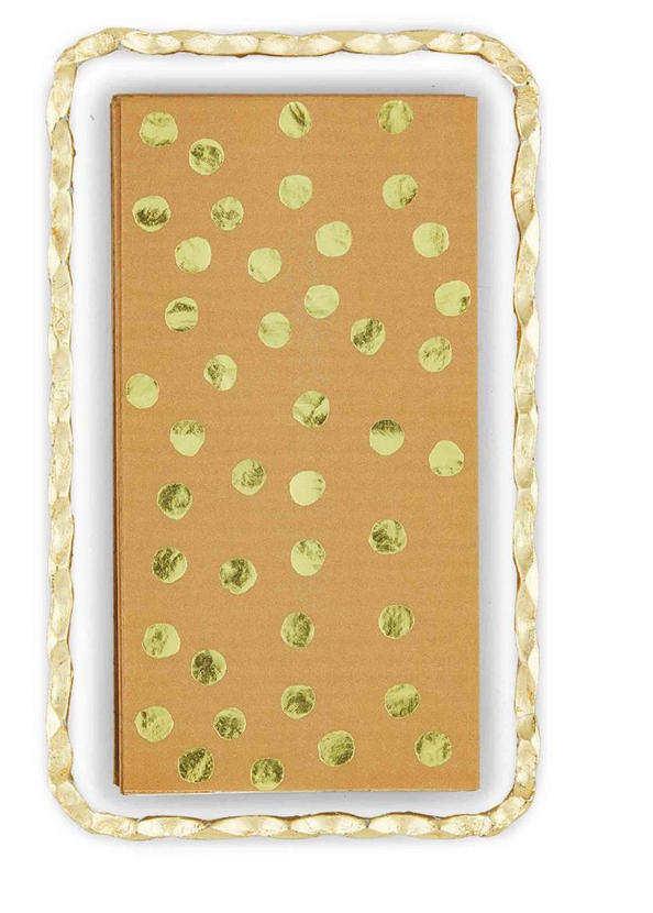Gold Dot Guest Towel Set