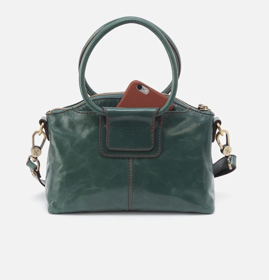 Sage Leaf Sheila Top Zip Crossbody