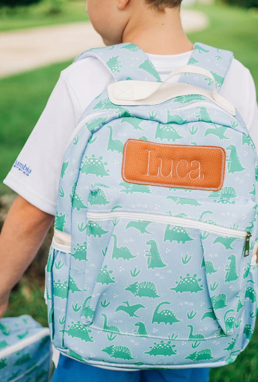 Dinosaur backpack personalized hot sale