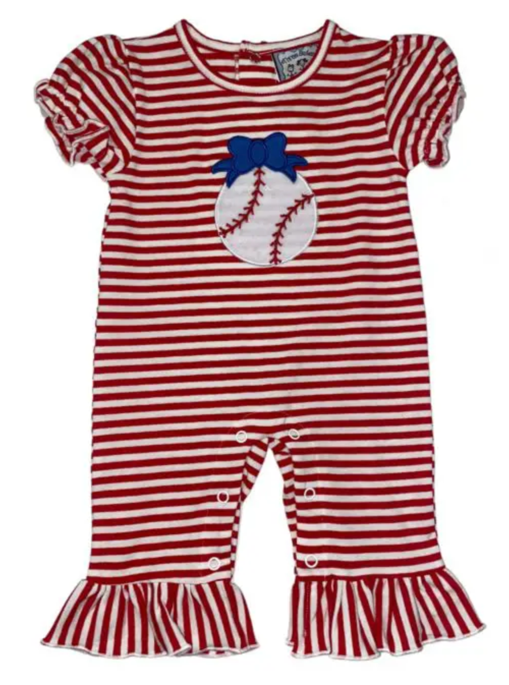 1 Piece Baseball Girl Romper Outfit