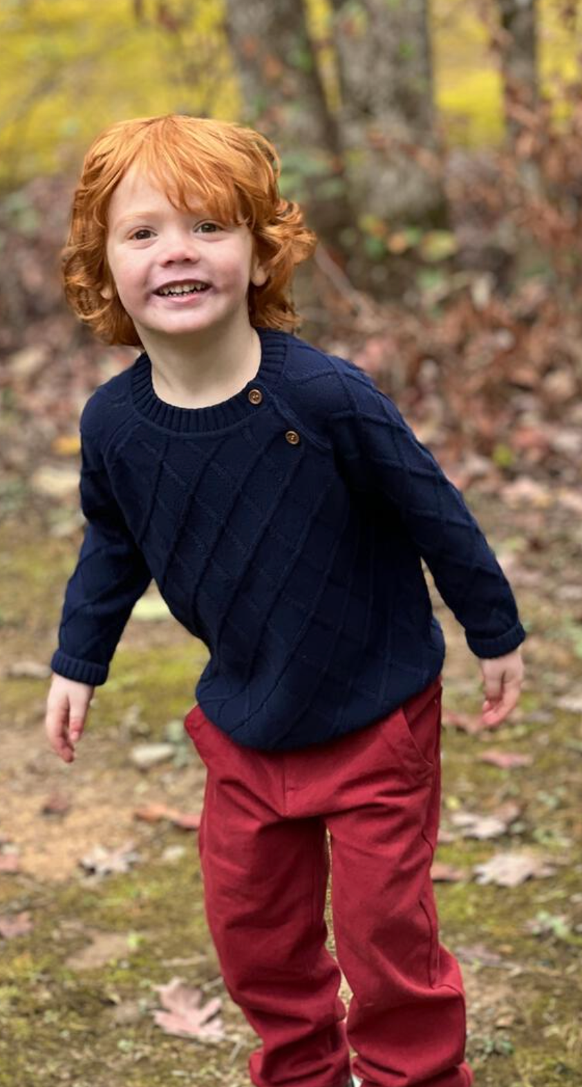 Jay Twill Pants - Burgundy