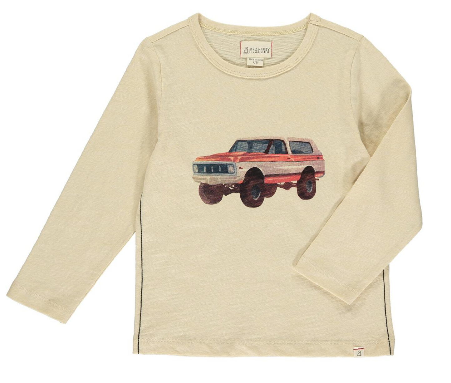 Bronko Beige Cherokee Raglan Tee