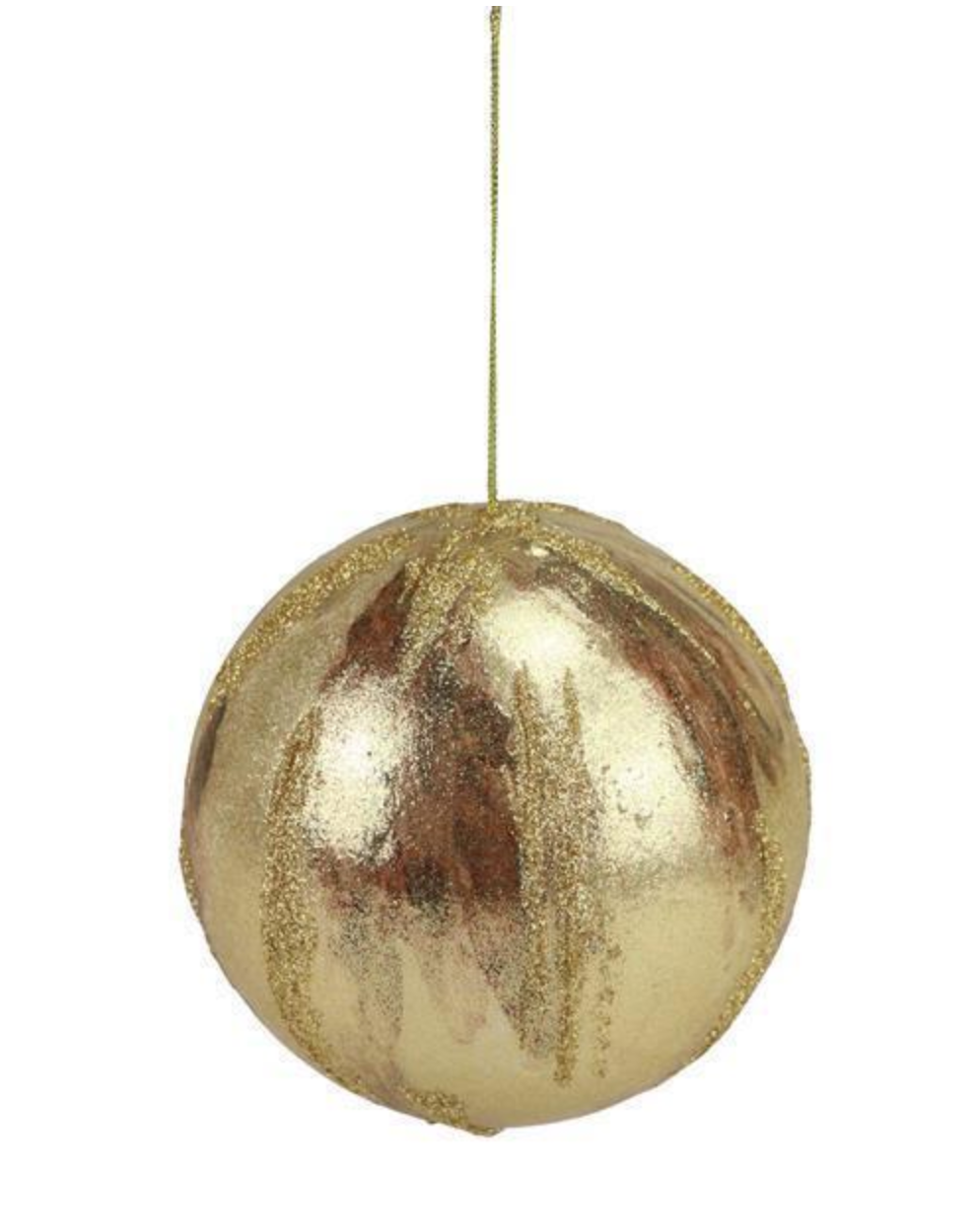 Gold Marbled Ball 5"