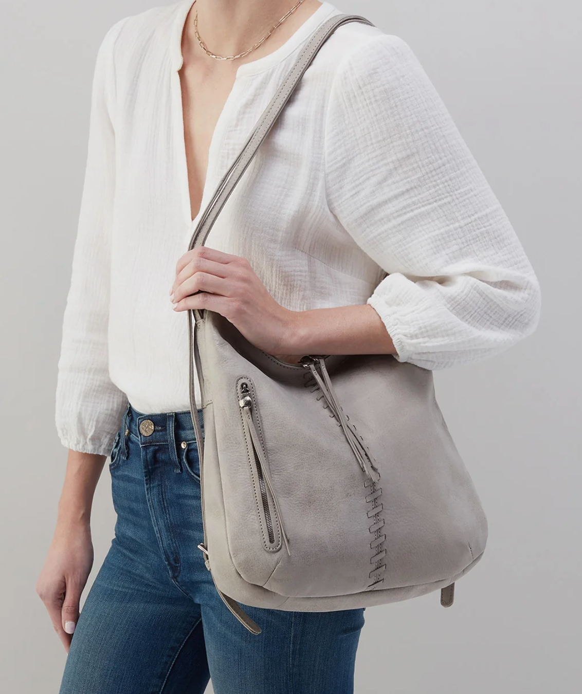 Granite Grey Merrin Hobo