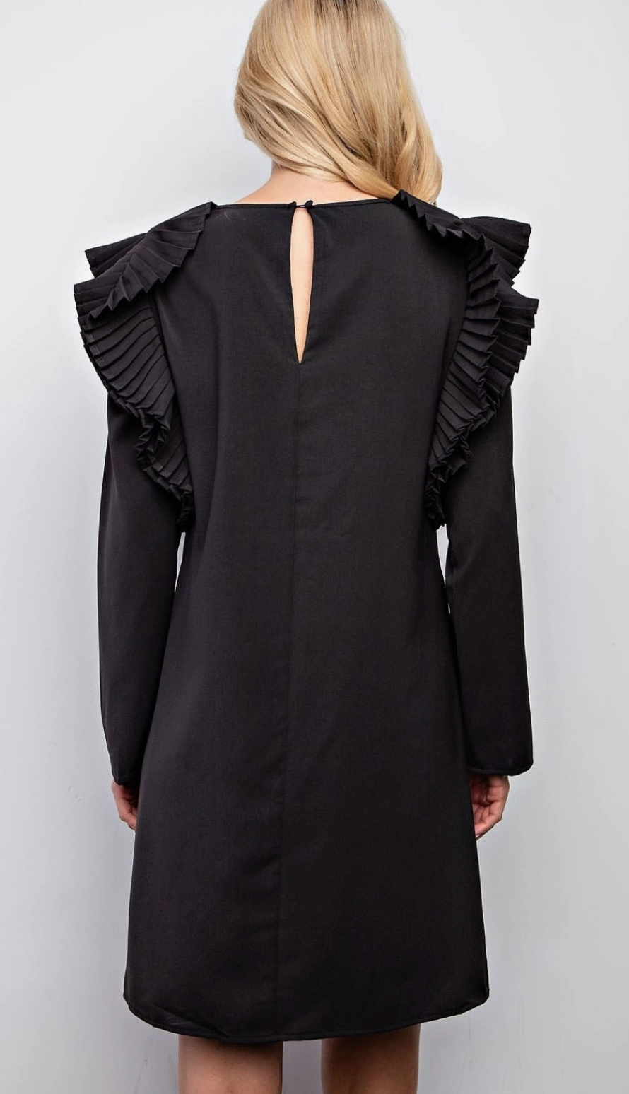 Ruffle Long Sleeve Dress