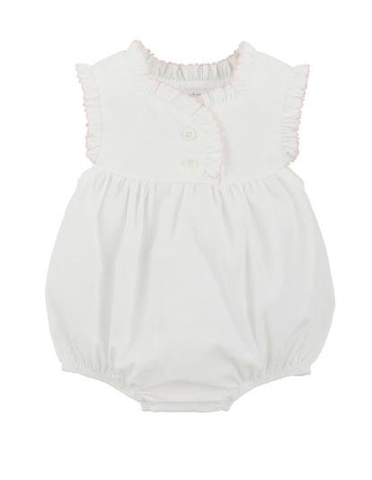 White Ruffle Bubble