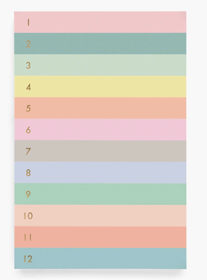 Large Memo Notepad -Number Block