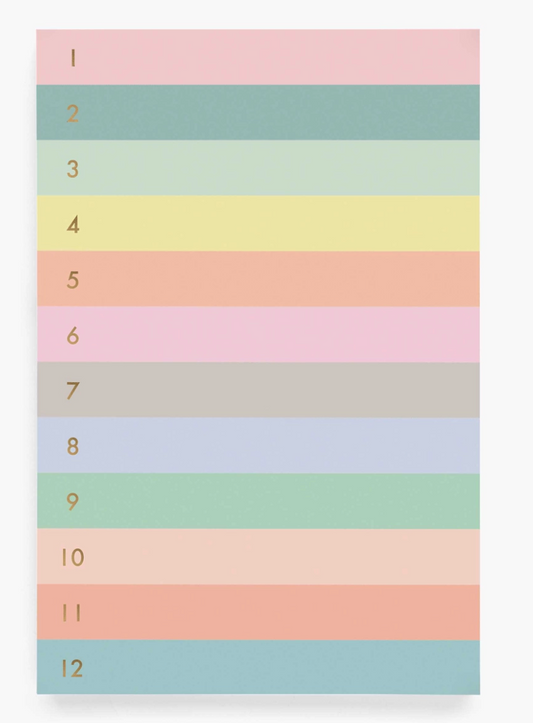 Large Memo Notepad -Number Block