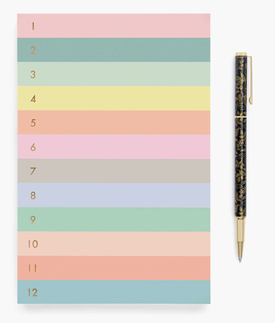 Large Memo Notepad -Number Block