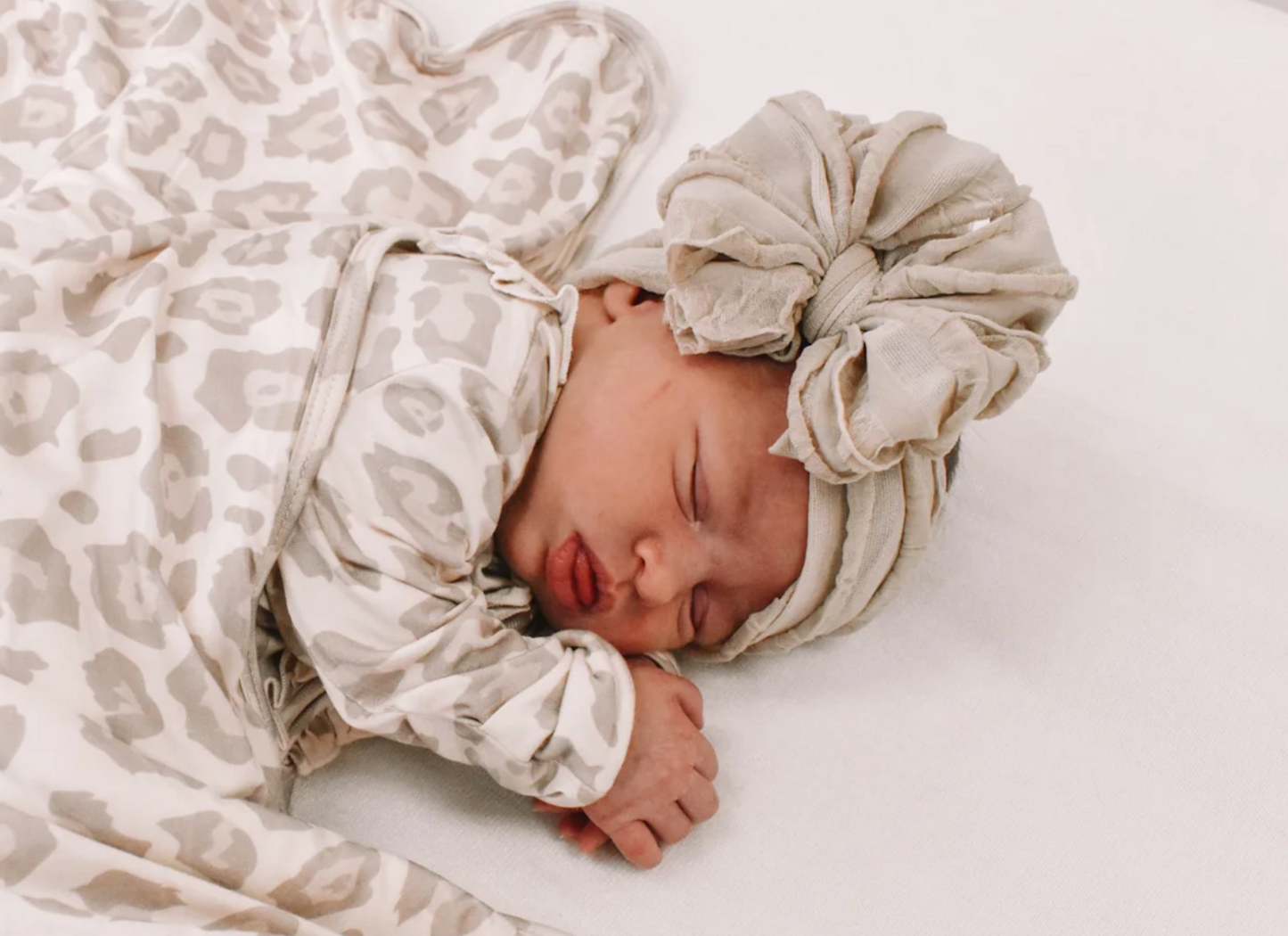 Ruffled Headband - Champagne