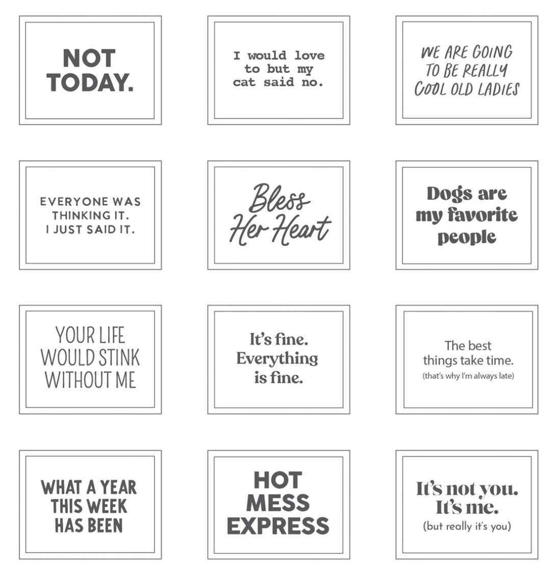 Sweet Grace Everyday-Snarky