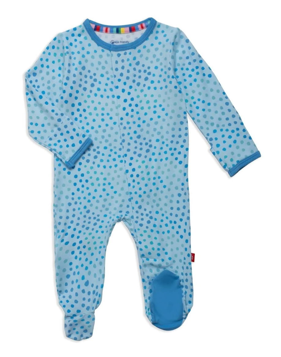 Blue Sparkle Footie