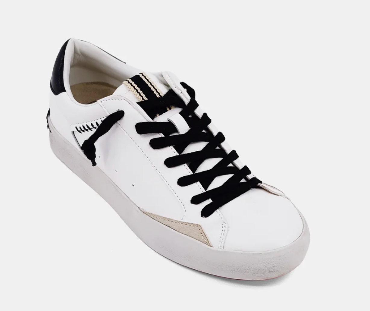 Black and White Ruby Sneaker