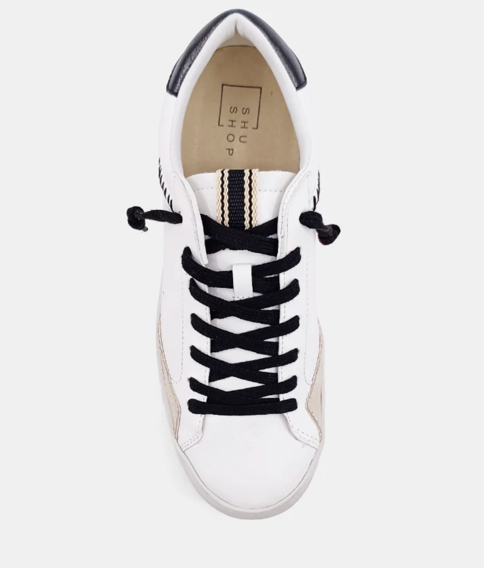 Black and White Ruby Sneaker