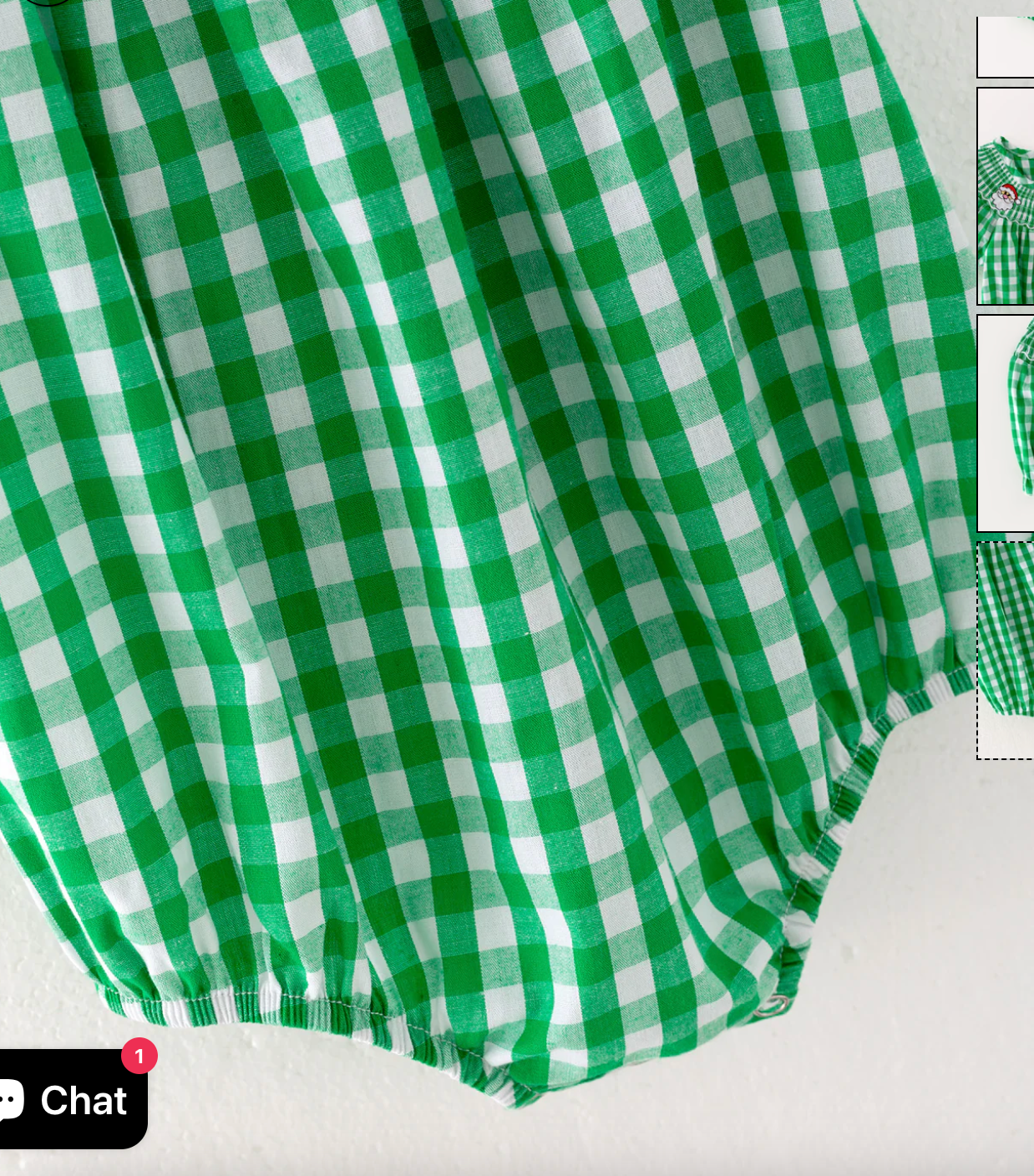 Santa Claus Baby Girl Romper