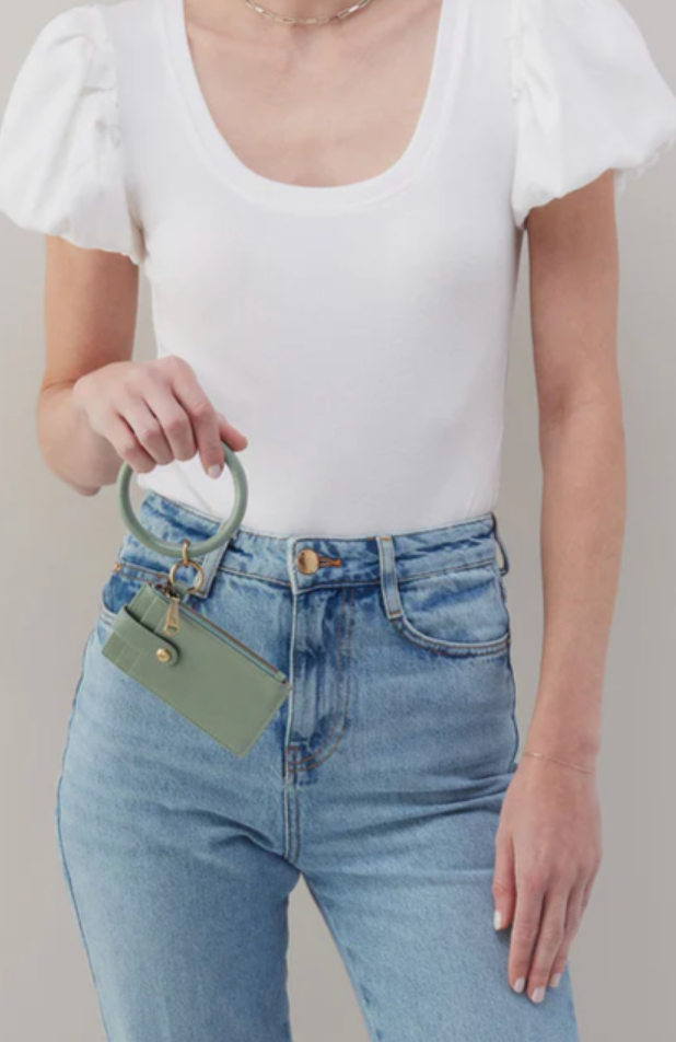 Jade Ring Credit Card Wristlet