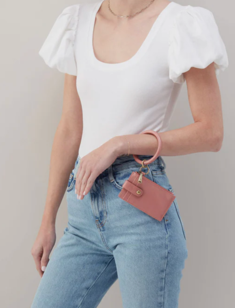 Rose Ring Credit Card Wristlet