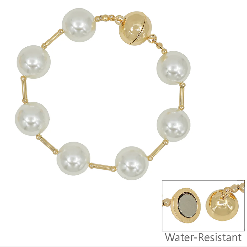 Pearl & Gold Bracelet