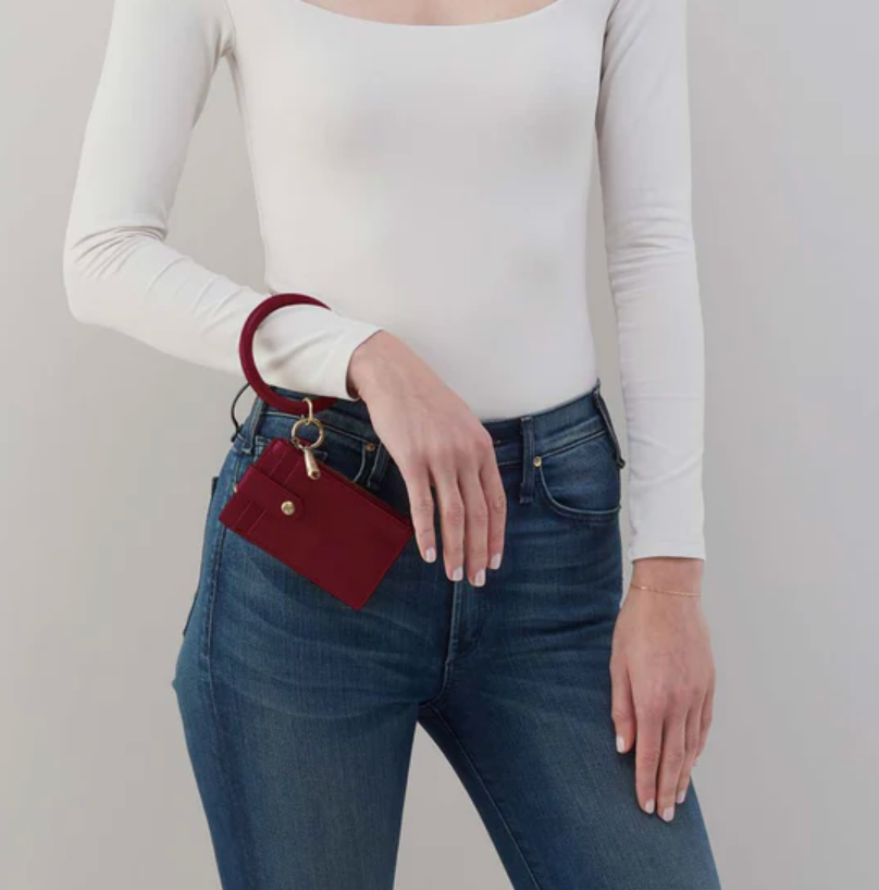 Saddleberry Ring Credit Card Wristlet