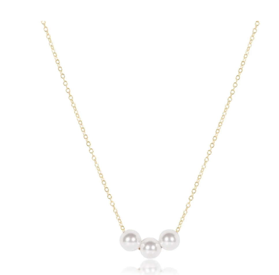 16" Necklace Gold - Joy Pearl