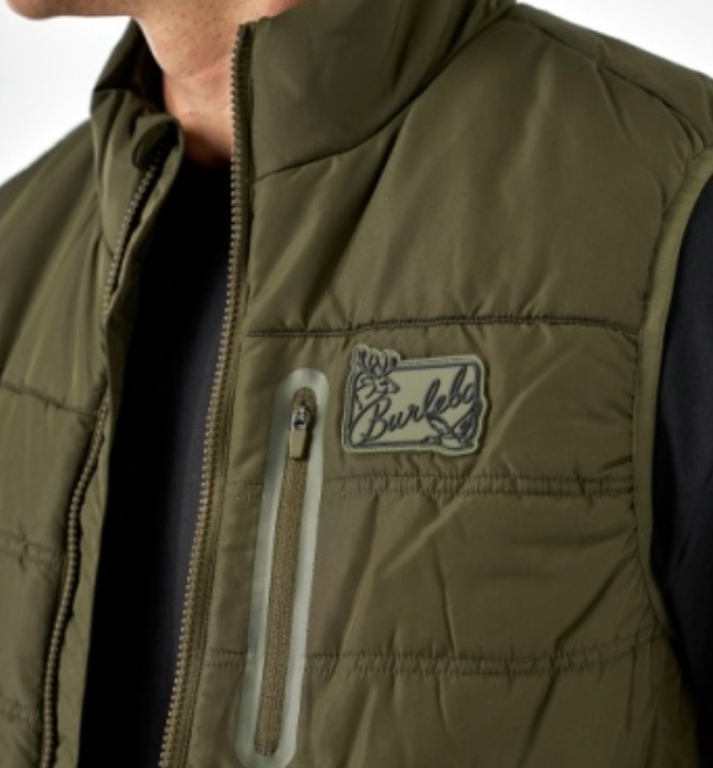 PUFFER VEST-Mallard Green
