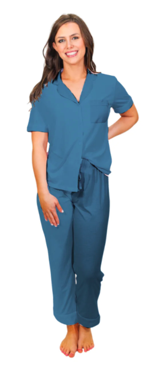 Denim Dreams Bamboo Pajama Set