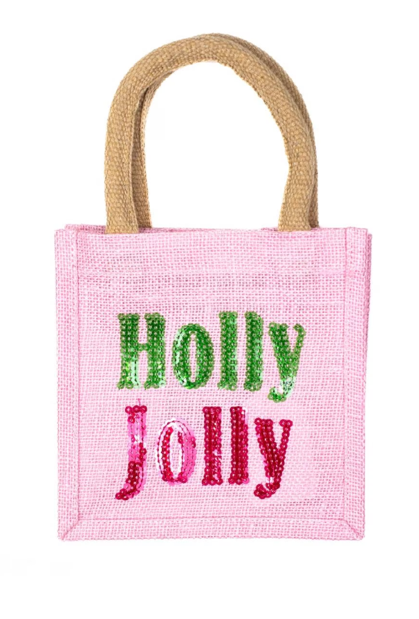 Holly Jolly Sequin Petite Tote