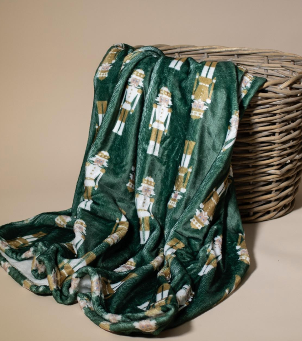 Alpine Nutcracker Throw