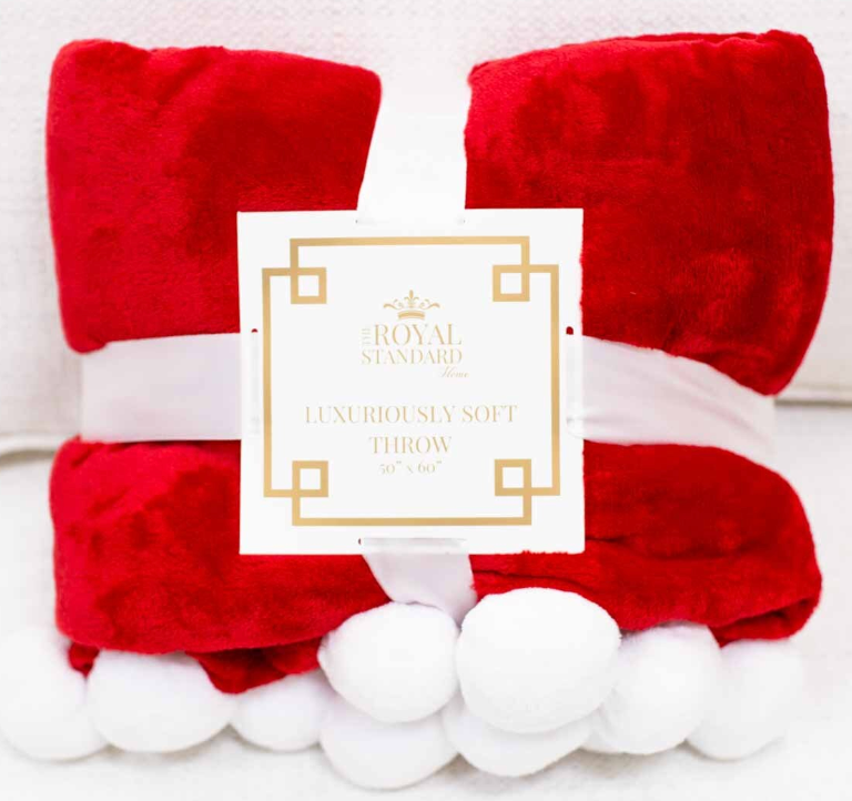 Santa Pom Pom Throw