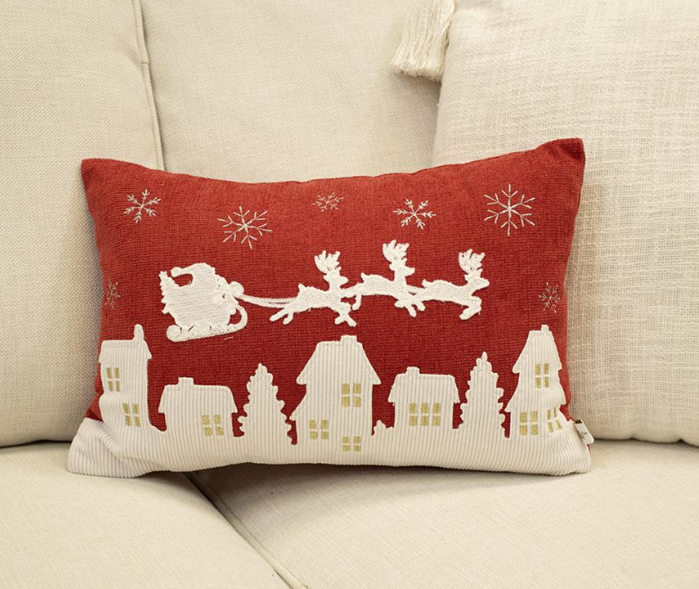 Santa's Sleigh Pillow