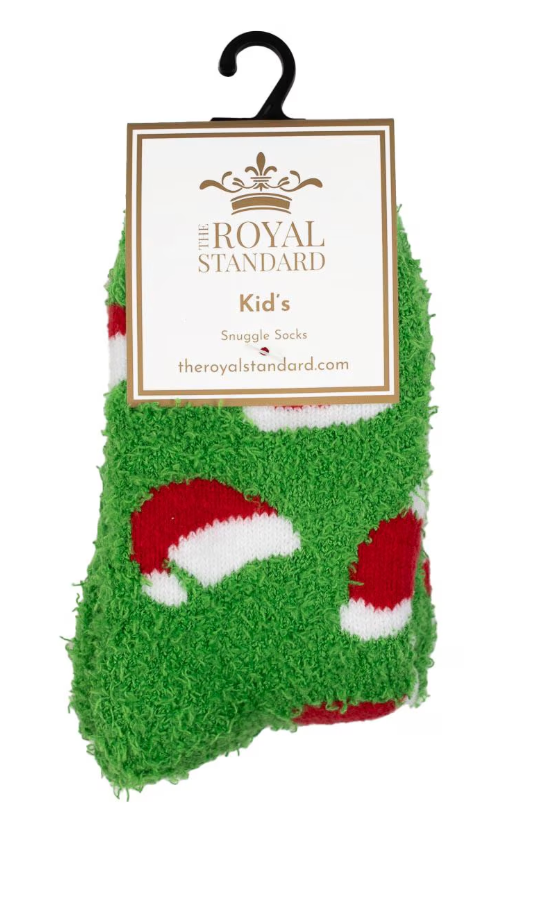 Kid's Santa Hat Snuggle Socks