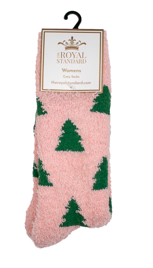 Women's Christmas Tree Cozy Socks