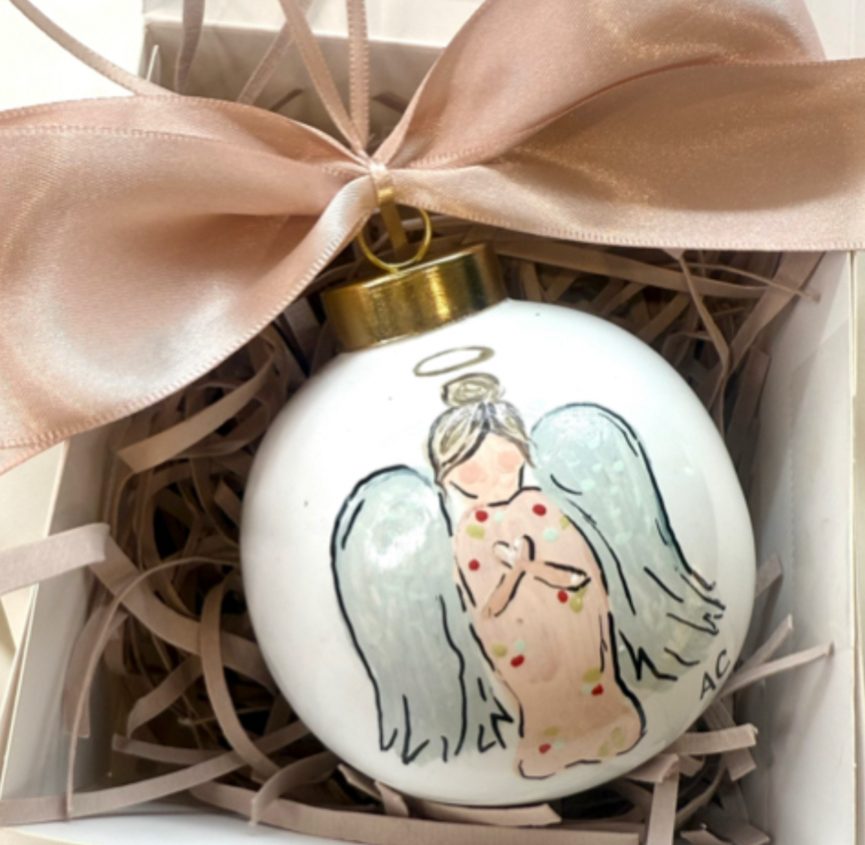 Angel Round Ornament