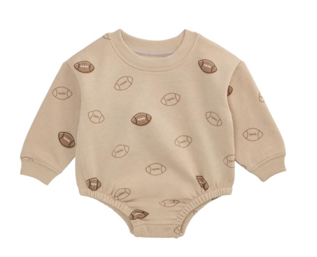 Football Baby Sweatshirt Bubble