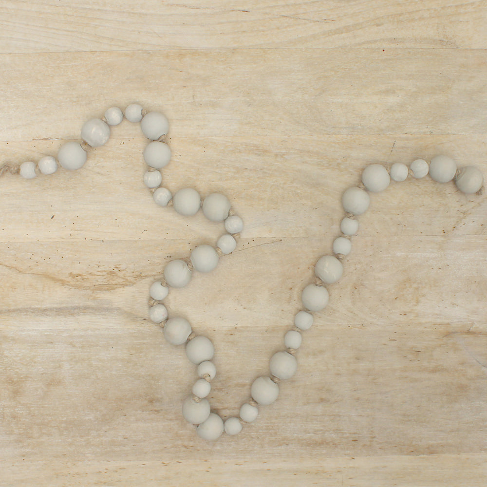 Gray Bead Garland