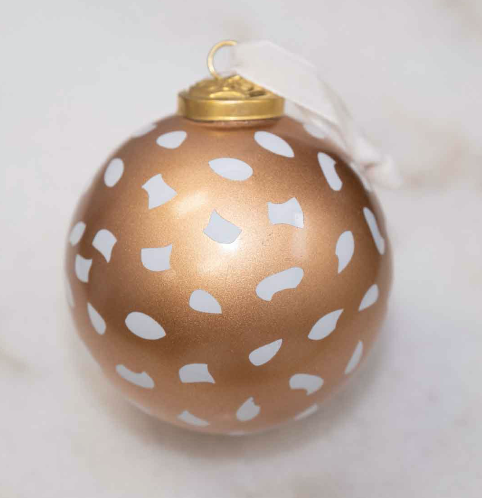 Fawn Glass Ornament