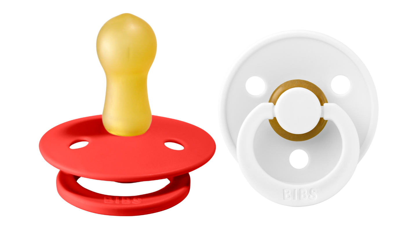 Strawberry/White Pacifier 2pk