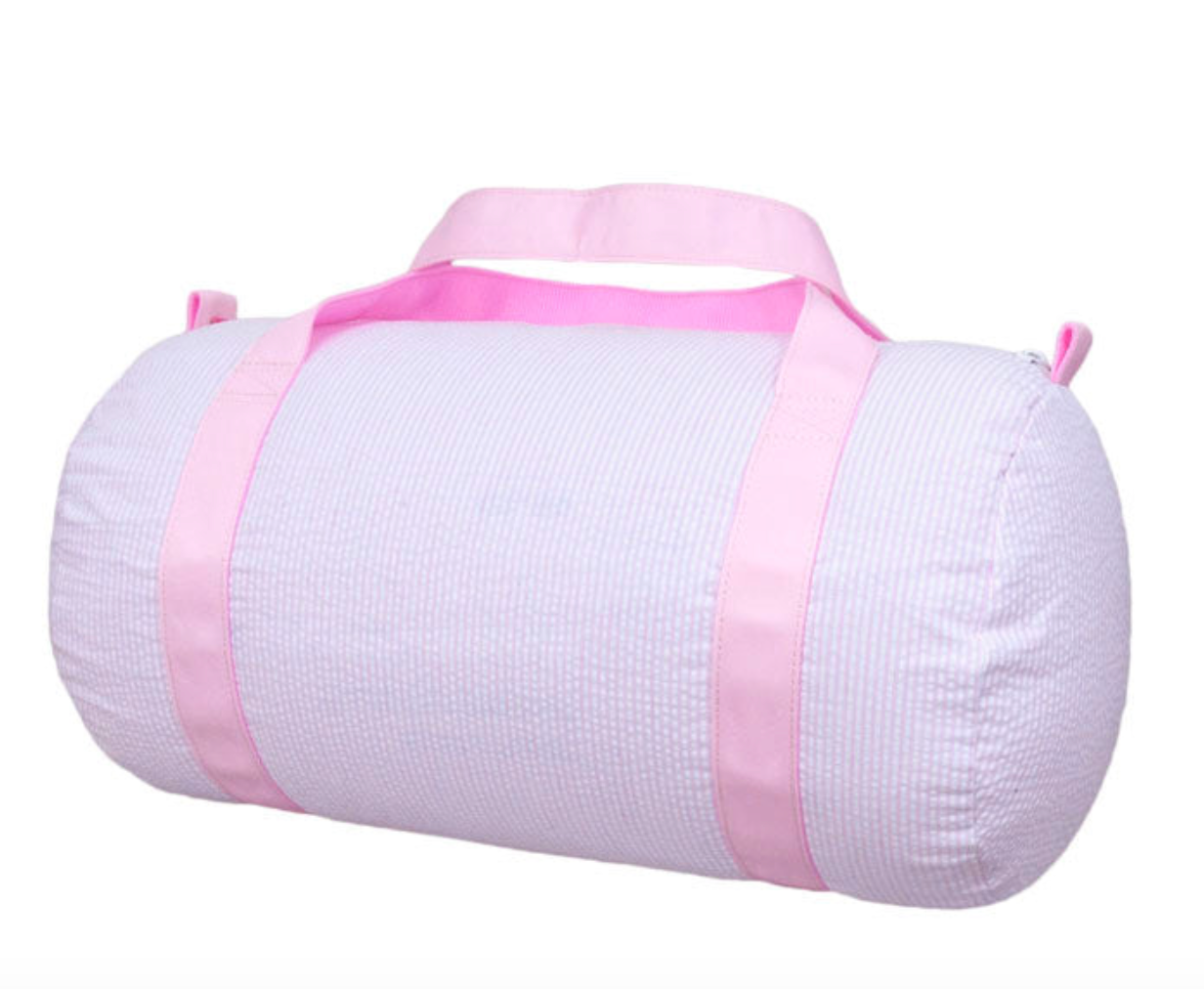 Pink Seersucker Duffle