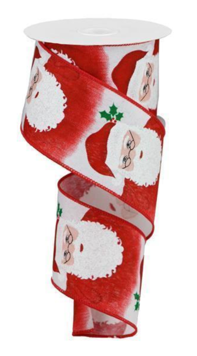 Santa on Faux Ribbon