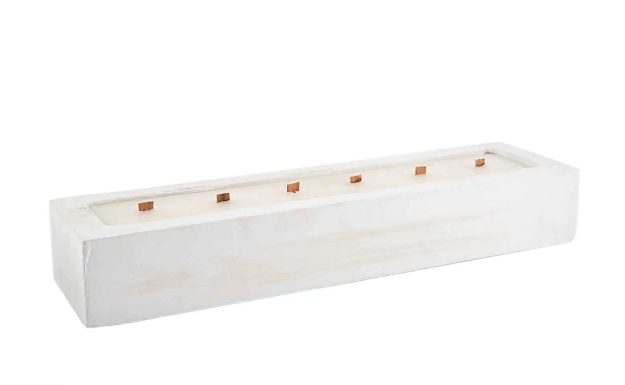 White Pauli Wood Candle XL