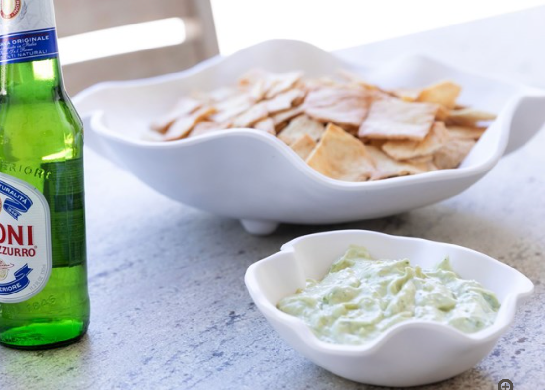 VIDA Nube Bowl w/ Dip -white