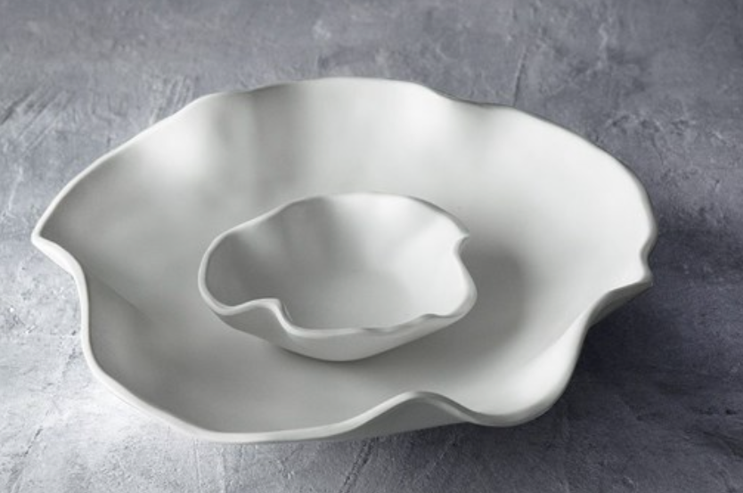 VIDA Nube Bowl w/ Dip -white